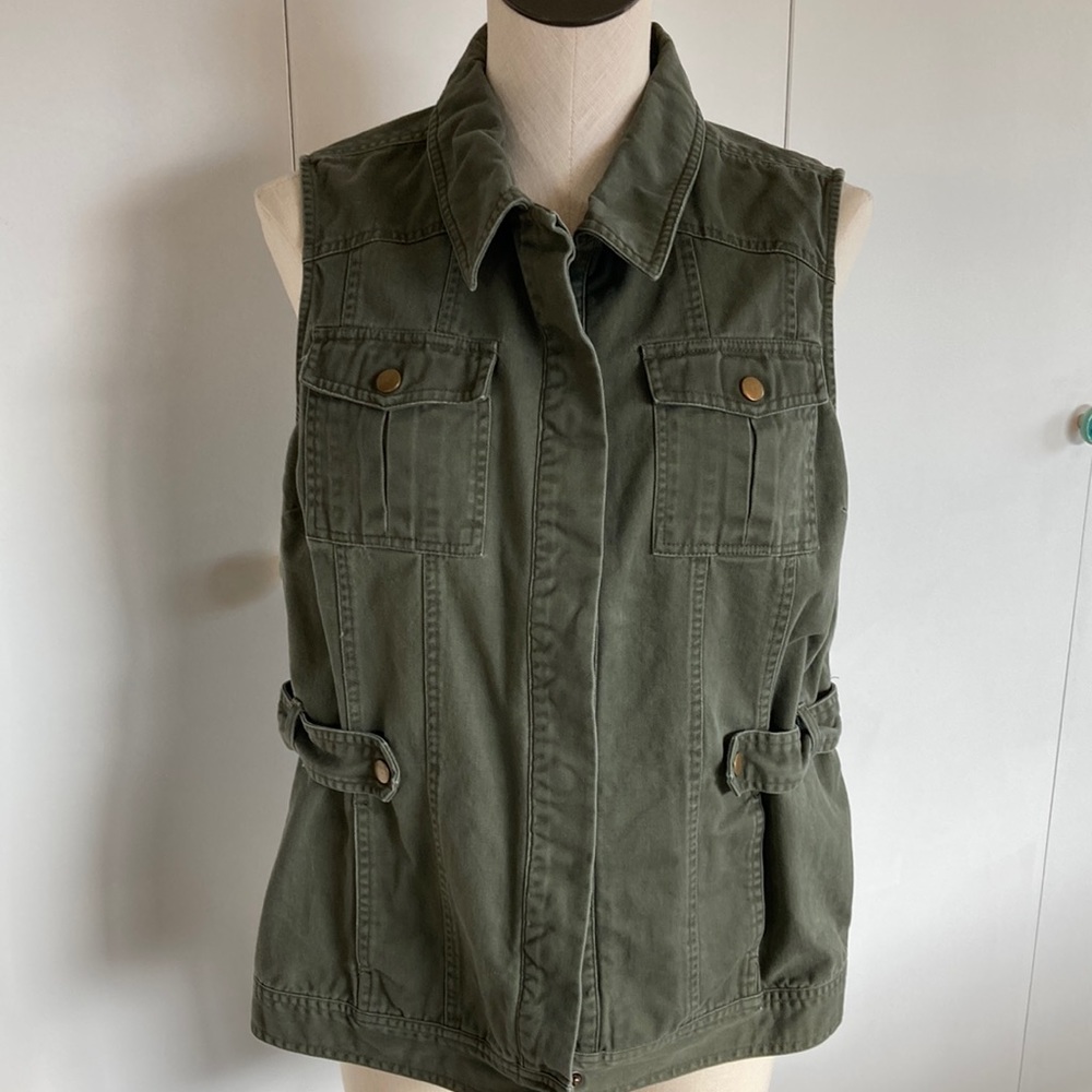 Christopher & Banks Jean Vest